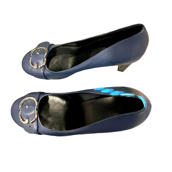 Gucci shoes for women size 9US. Beautiful blue color . - Picture 1 of 11